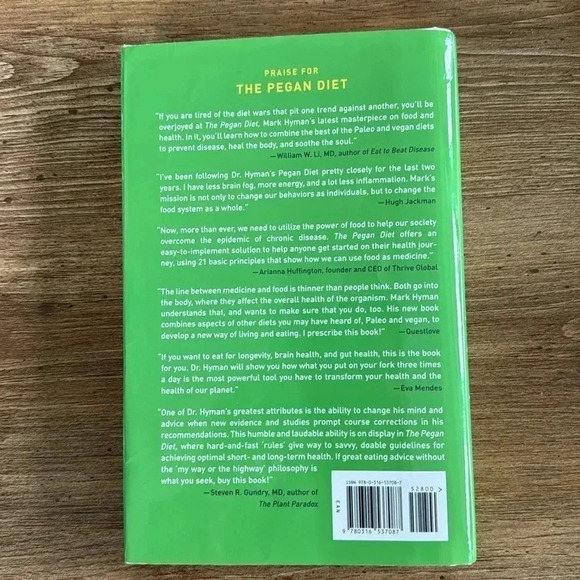 Book - The Pegan Diet by Mark Hyman, MD - Picture 2 of 2